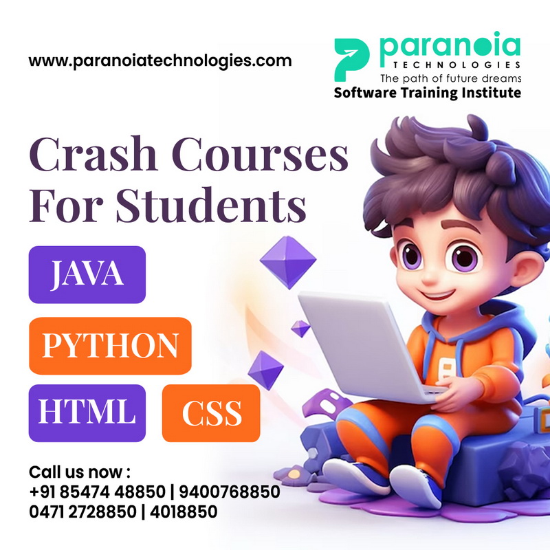 Best Computer Crash Courses for Students in Trivandrum